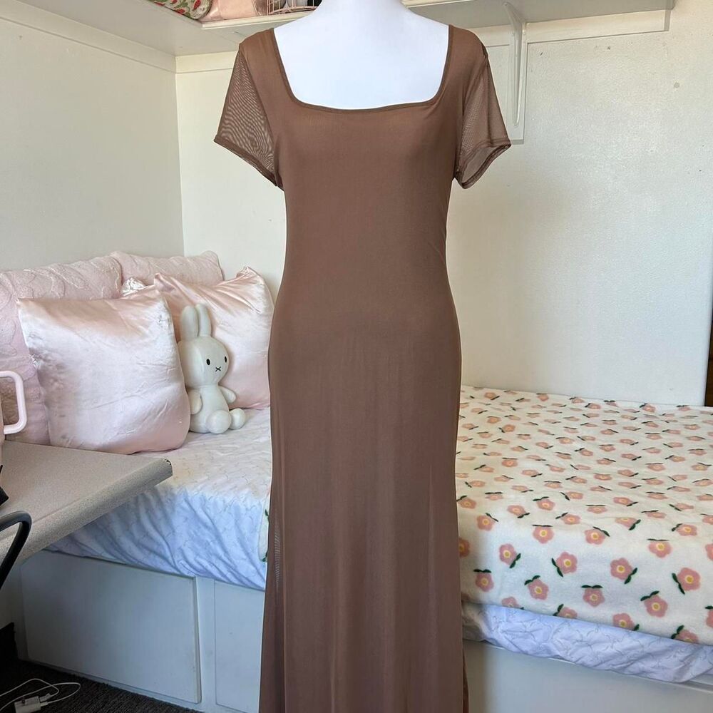 See-you-monday Women's Brown Dress